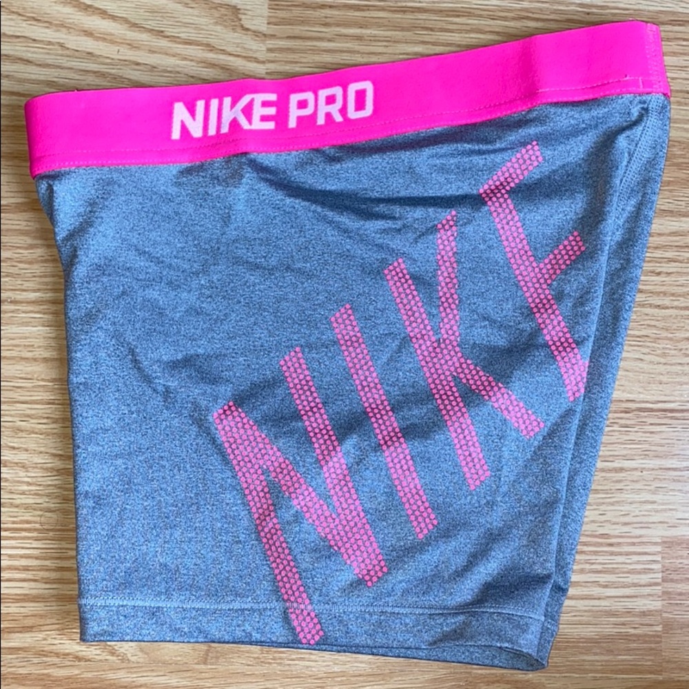 Pink and Gray Nike pros
